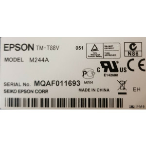 EPSON TM-T88V M244A (Farbe schwarz+USB Kabel+Netzteil)