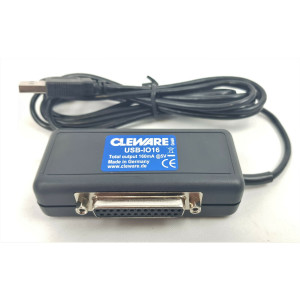 Cleware USB-IO16 Ein-/ Ausgabegerät mit 16...