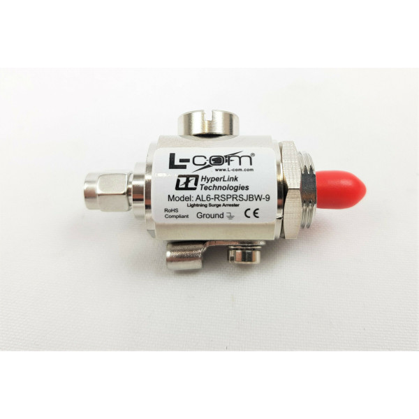 L-COM AL6-RSPRSJBW-9 Hochleistungs Gasentladungsröhrenunterdrücker bis 6 GHz