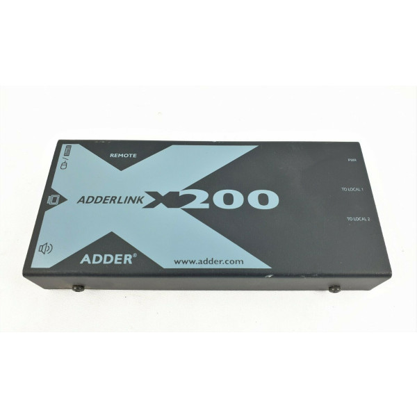ADDERLINK X200AS/R VGA+USB über LAN KVM SWITCH über LAN bis 300m für 2 x PC -gebraucht-