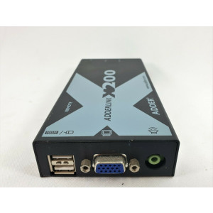 ADDERLINK X200AS/R VGA+USB über LAN KVM SWITCH über LAN bis 300m für 2 x PC -gebraucht-