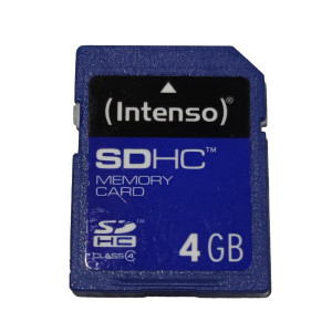 Intenso SD HC Memory Card 4 GB Class 4