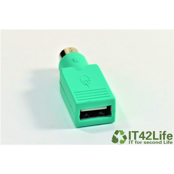 5Stk USB auf PS2 Adapter (USB A-Buchse auf PS/2-Stecker)Nahtlose Konnektivität -gebraucht-