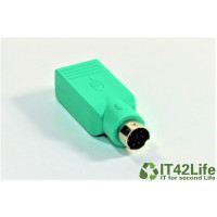5Stk USB auf PS2 Adapter (USB A-Buchse auf PS/2-Stecker)Nahtlose Konnektivität -gebraucht-