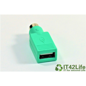 10Stk USB auf PS2 Adapter (USB A-Buchse auf PS/2-Stecker)Nahtlose Konnektivität -gebraucht-