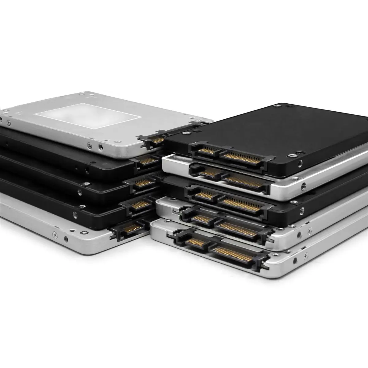 10x 128 GB SSD | Sata III Anschluss | 8 MB bis 256 MB | 2,5