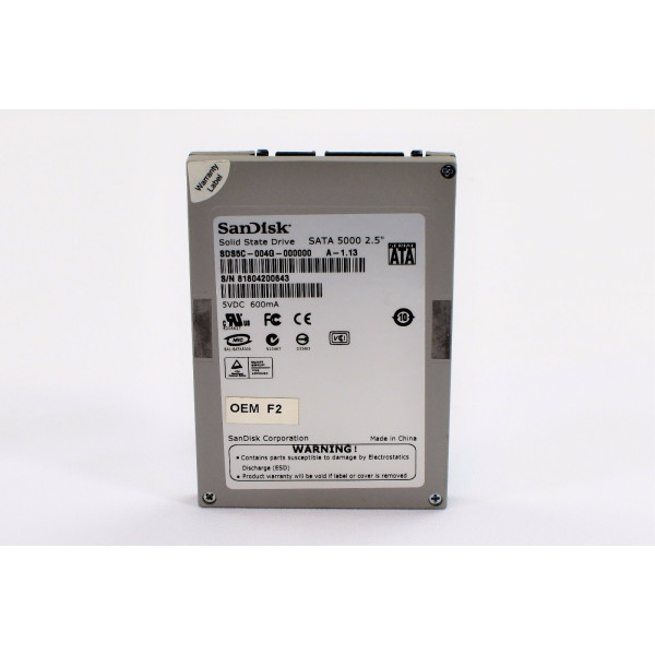10x SanDisk SDS5C-004G 4GB U100 SATA SSD SATA 5000 2,5 SolidState Festplatte