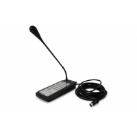 Bosch Plena 6-Zonen Call Station LBB 1946/00, 8-pol DIN, Schwanenhals-Mikrofon