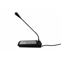Bosch Plena 6-Zonen Call Station LBB 1946/00, 8-pol DIN, Schwanenhals-Mikrofon