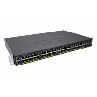 Cisco WS-C2960X-48LPS-L V06 Switch, 48x GE PoE+ 370W, 4x SFP, Stack, 1U Rack
