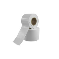 Linerless Thermoetiketten 58mm | 80m | 40,25mm | weiß, stark klebend [  1x  ]