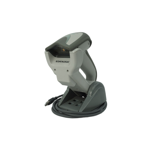 Datalogic Gryphon GM4100-WH 1D Funkscanner 433MHz mit BC4030-WH Ladestation USB