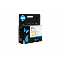 HP 711 Tintenpatrone Gelb 29 ml CZ132A für DesignJet T100/T500 Serie Plotter