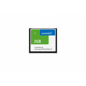Swissbit CompactFlash CF I 2GB SLC, Industrial Grade, -40 bis +85°C, PATA/ATA
