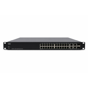 Cisco SG300-28P K9 V03 Managed Gigabit PoE Switch, 28x GE, 2x SFP, L3 Rackmount