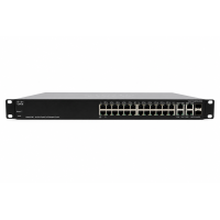 Cisco SG300-28P-K9 V02 Switch, 28x Gigabit PoE, 2x SFP, Managed, Rack, Console