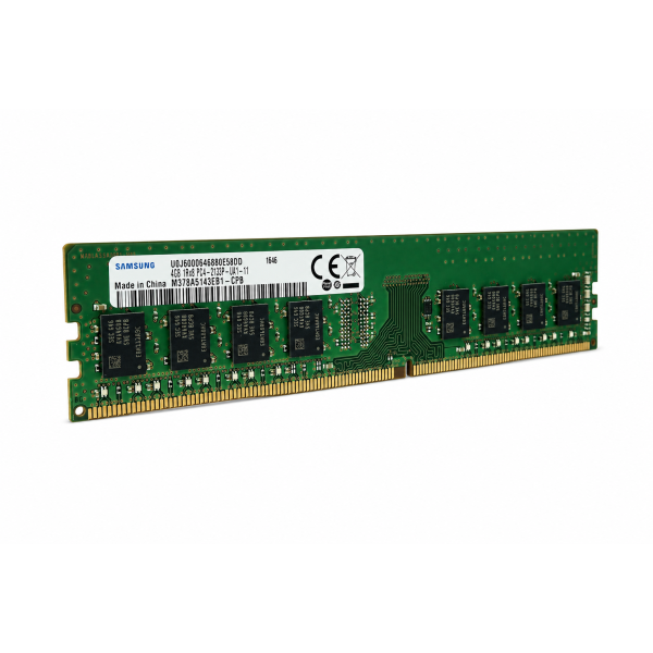 Samsung 4GB DDR4-2133 UDIMM 1Rx8 PC4-2133P-UA1-11 | 17000U | 288-Pin RAM CL15