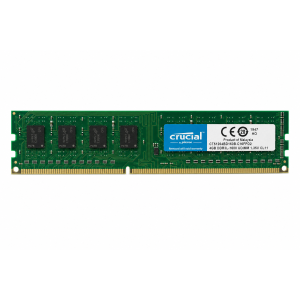 Crucial 4GB DDR3L-1600 UDIMM CT51264BD160B PC3L-12800 CL11 1.35V Non-ECC