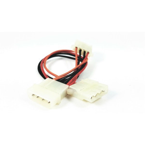 4 PIN Molex Y Kabel Adapter Verteiler Stromadapter intern...