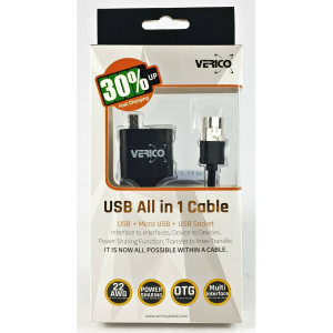 3 in 1 USB All in One Adapterkabel micro-USB OTG Adapter...