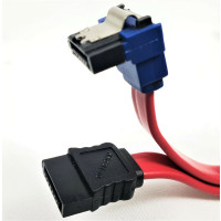 [Blau]SATA Kabel 30cm Anschlusskabel Serial s-ATA 6 Gb/s gewinkelt Winkel SSD HDD